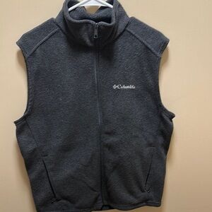 Columbia Charcoal Fleece Vest